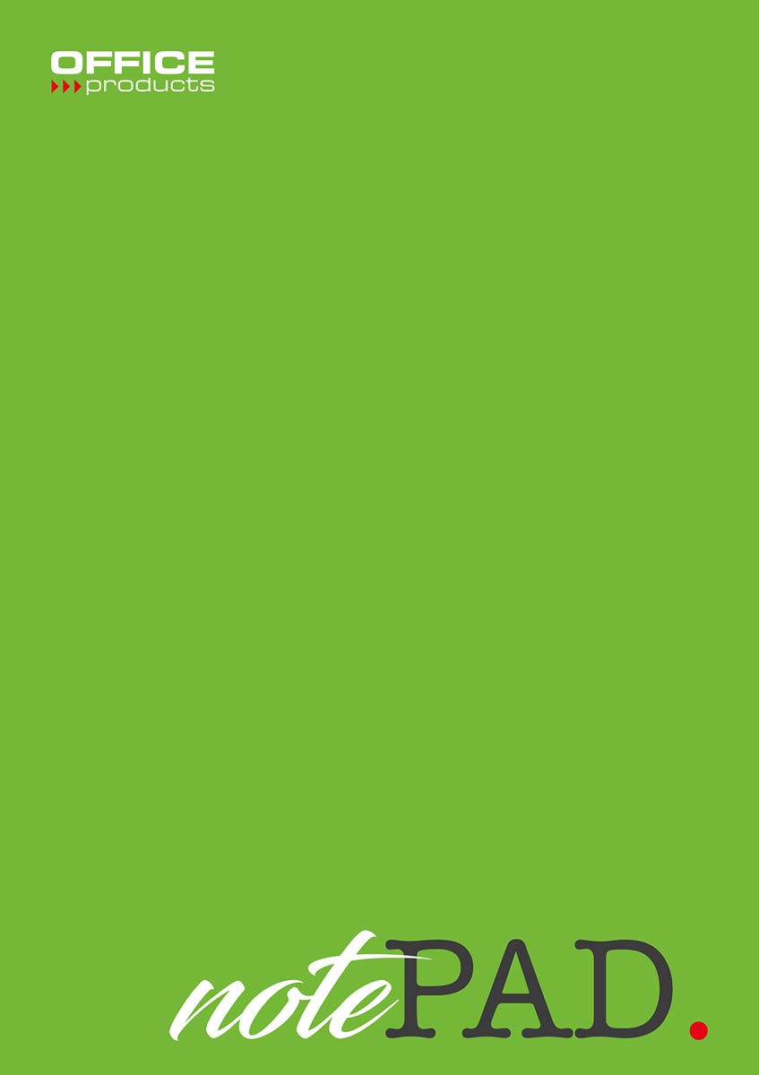 OFFICE products schrijfblok, 60 g, A5, geruit 5 mm, blok van 50 vel