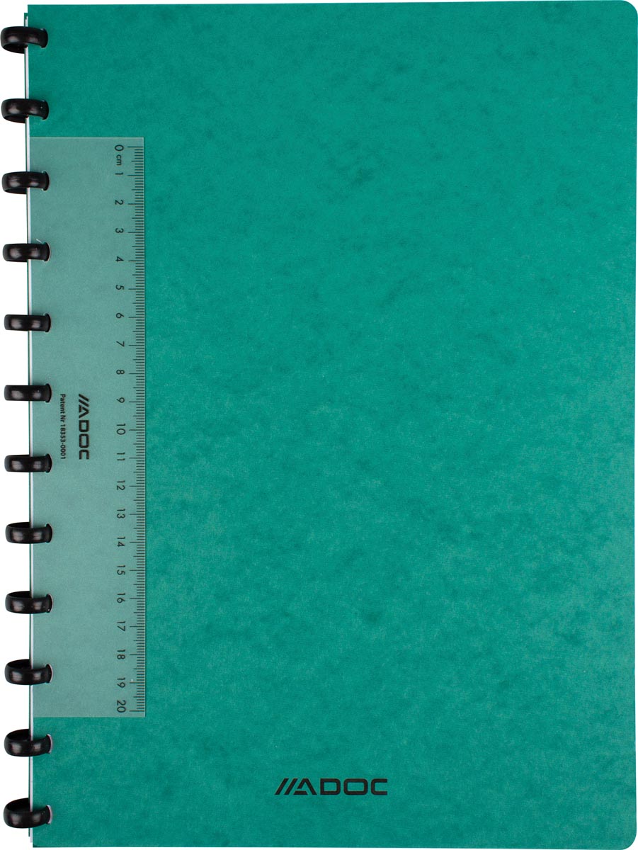 Adoc Classic schrift, ft A4, 144 bladzijden, commercieel geruit, geassorteerde kleuren-3