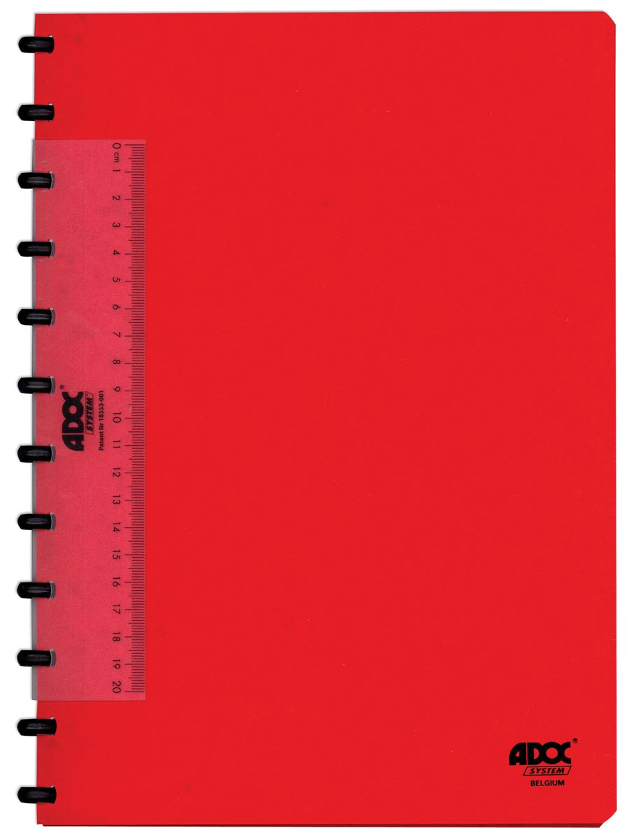 Adoc Classic schrift, ft A4, 144 bladzijden, geruit 5 mm, geassorteerde kleuren Adoc Classic schrift, ft A4, 144 bladzijden, geruit 5 mm, geassorteerde kleuren