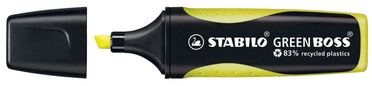 STABILO GREENBOSS markeerstift, geel afbeelding
