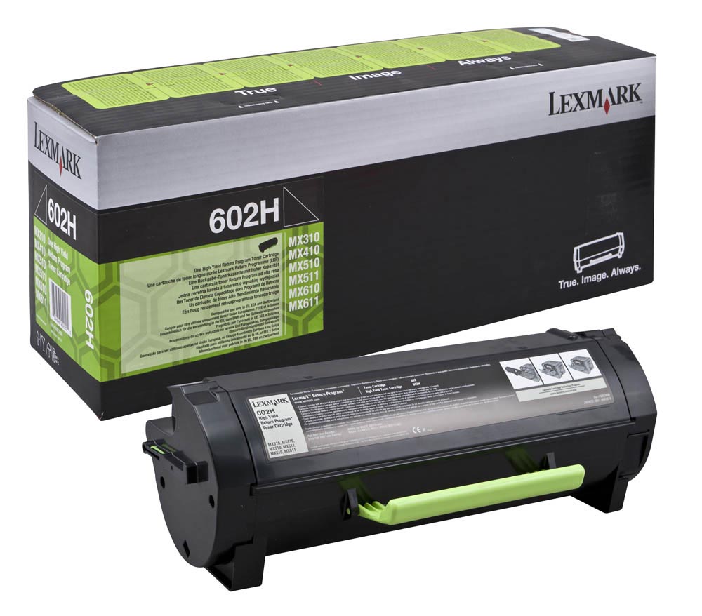 Lexmark Toner Kit zwart return program 602H - 10000 pagina's - 60F2H00