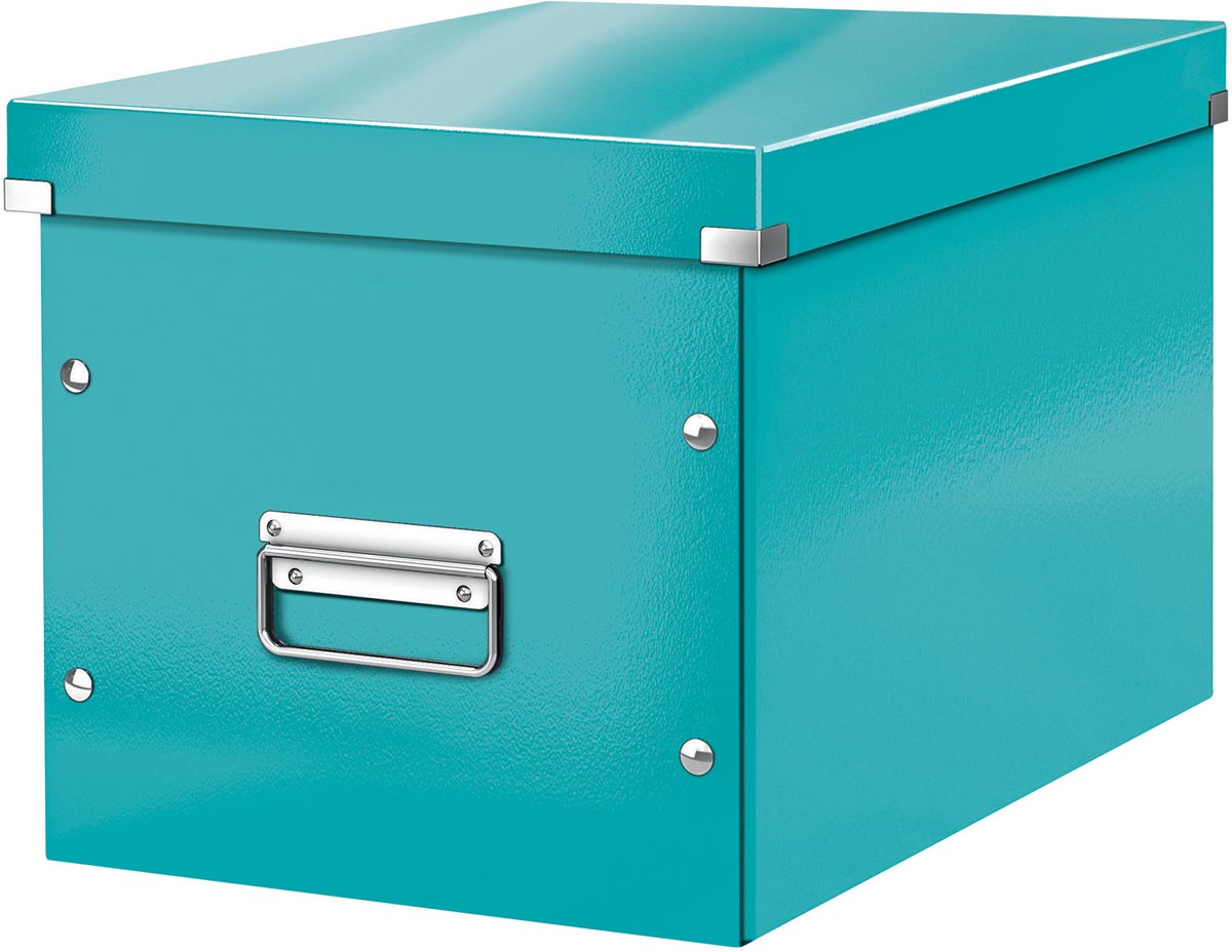 Leitz Click & Store kubus grote opbergdoos, ijsblauw