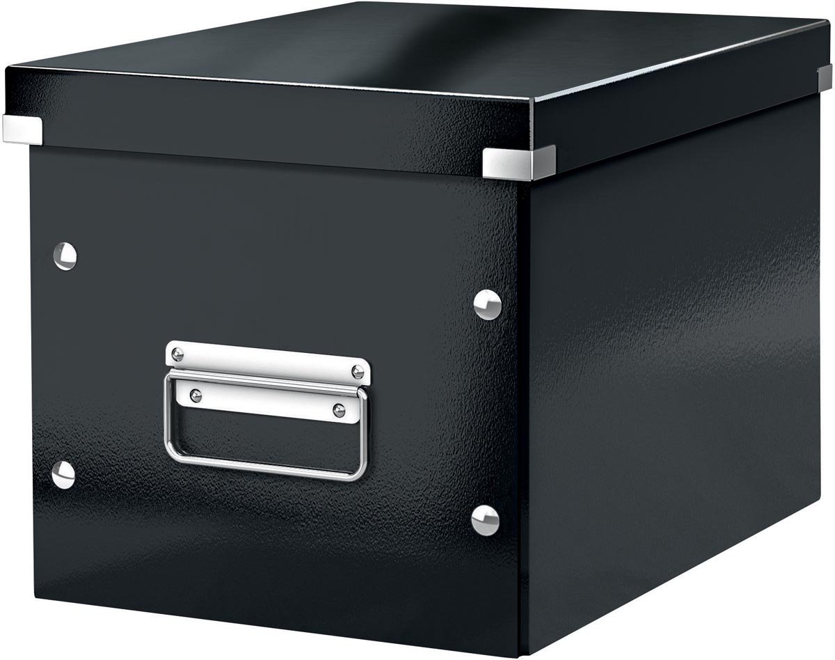 Leitz Click & Store kubus middelgrote opbergdoos, zwart