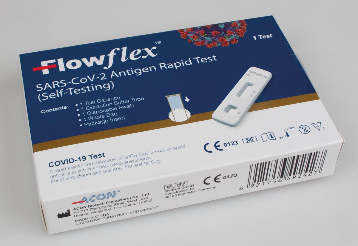 Flow Flex Corona zelftest