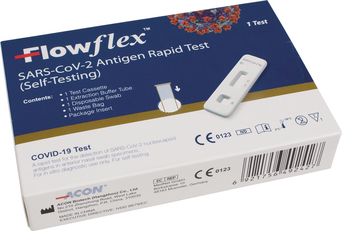 Flow Flex Corona zelftest Flow Flex Corona zelftest