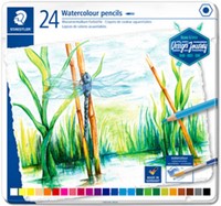 Staedtler aquarel potlood, metalen doos met 24 kleuren-3