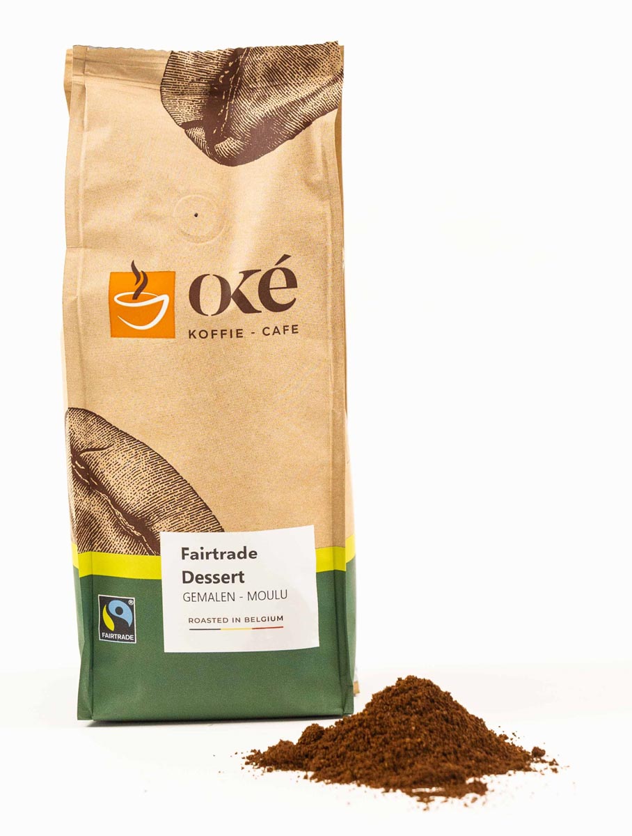 Oké koffie, gemalen, pak van 250 g, Fairtrade Dessert afbeelding