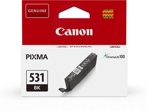Canon inktcartridge CLI-531, 515 pagina's, OEM 6118C001, zwart