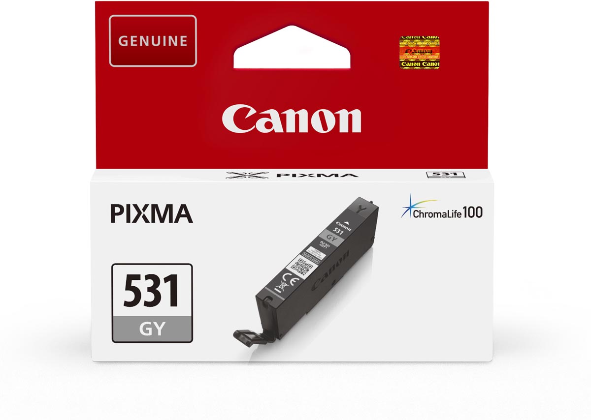 Canon inktcartridge CLI-531 515 pagina&apos;s OEM 6122C001 grijs