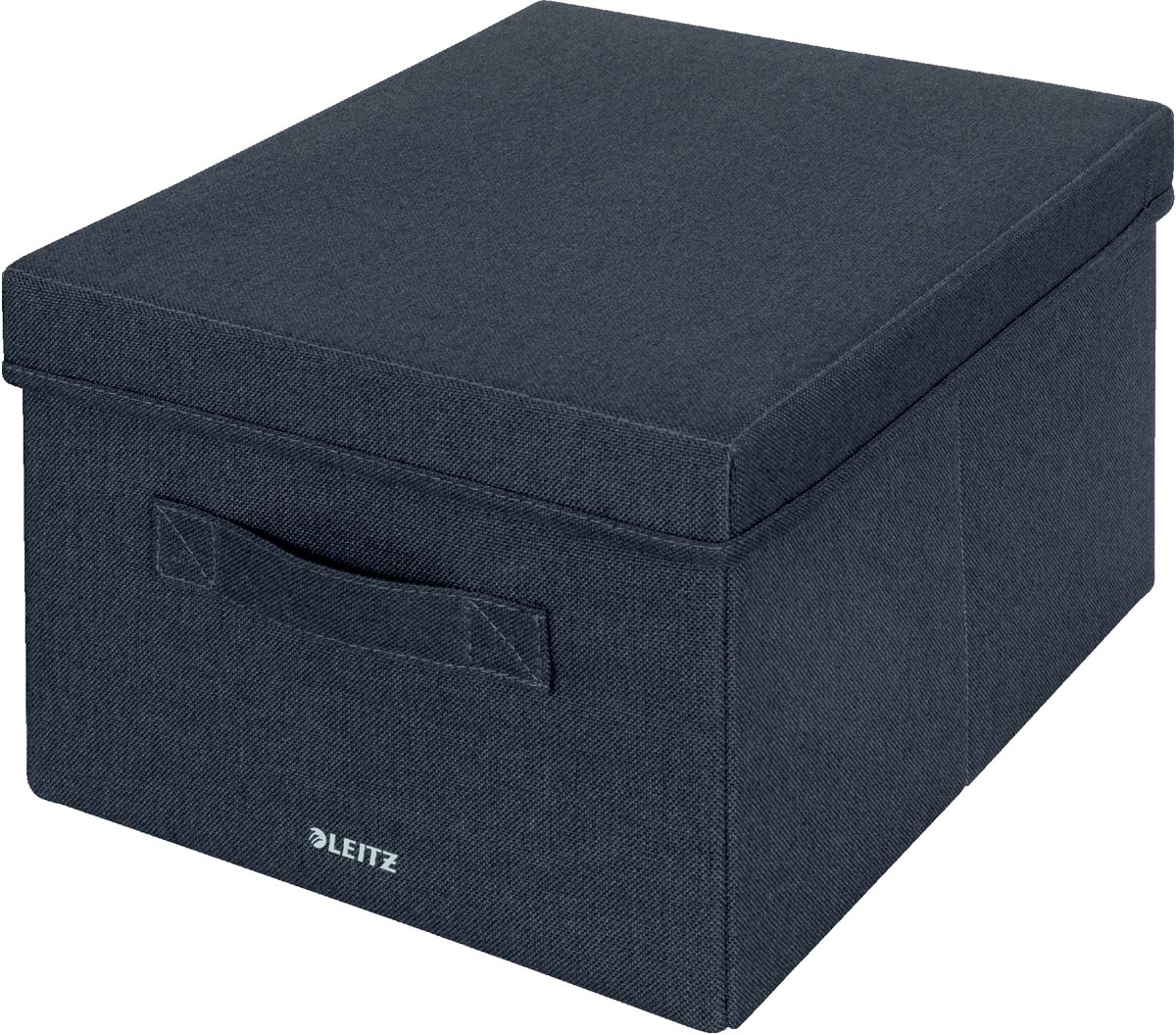 Leitz stoffen opbergdoos, medium, grijs, set van 2 stuks afbeelding