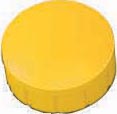 MAUL magneet Solid, 15 mm, trekkracht 150 gr, doos van 10 stuks, geel afbeelding
