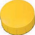 MAUL magneet Solid, 15 mm, trekkracht 150 gr, doos van 10 stuks, geel