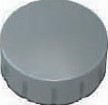 MAUL magneet Solid, 15 mm, trekkracht 150  gr, doos van 10 stuks, grijs