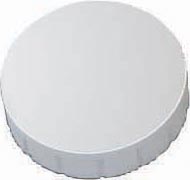 MAUL magneet Solid, 24 mm, trekkracht 600 gr, doos van 10 stuks, wit afbeelding