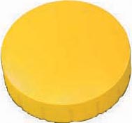 MAUL magneet Solid 24mm trekkracht 600gr doos 10 geel MAUL magneet Solid 24mm trekkracht 600gr doos 10 geel