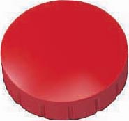 MAUL magneet Solid, 24 mm, trekkracht 600 gr, doos van 10 stuks, rood afbeelding