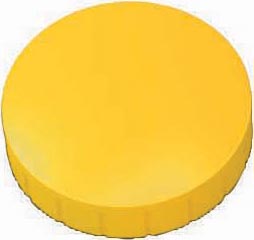 MAUL magneet Solid, 32 mm, trekkracht 800 gr, doos van 10 stuks, geel afbeelding