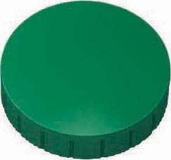 Maul magneet MAULsolid, diameter 32 x 8,5 mm, groen, doos met 10 stuks