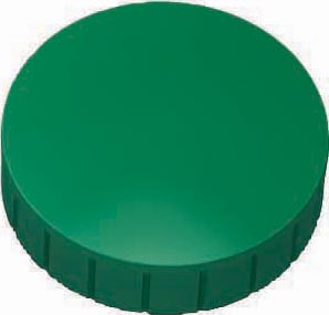 Maul magneet MAULsolid, diameter 38 x 15,5 mm, groen, doos met 10 stuks