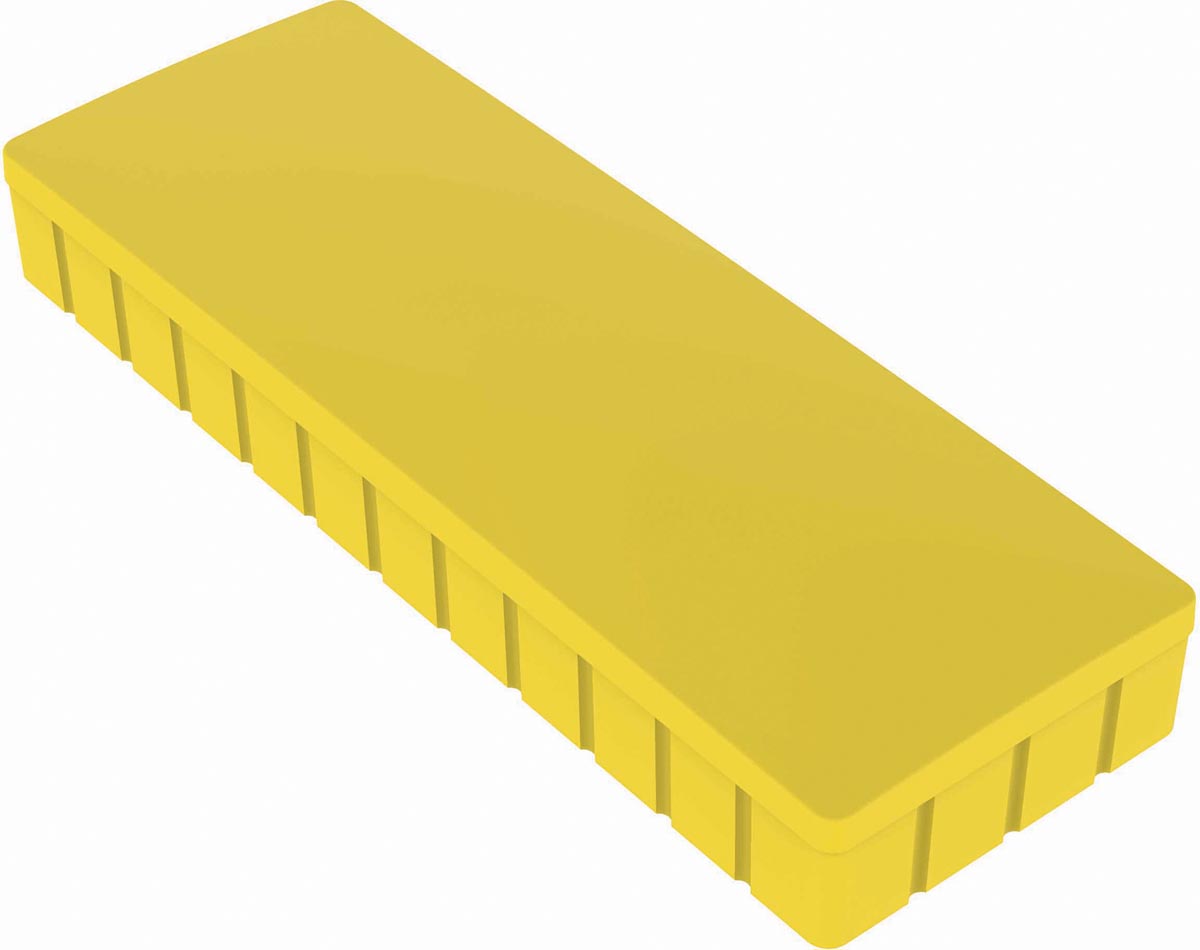 MAUL magneet Solid rechthoek 54x19mm trekkracht 1kg doos 10 geel MAUL magneet Solid rechthoek 54x19mm trekkracht 1kg doos 10 geel