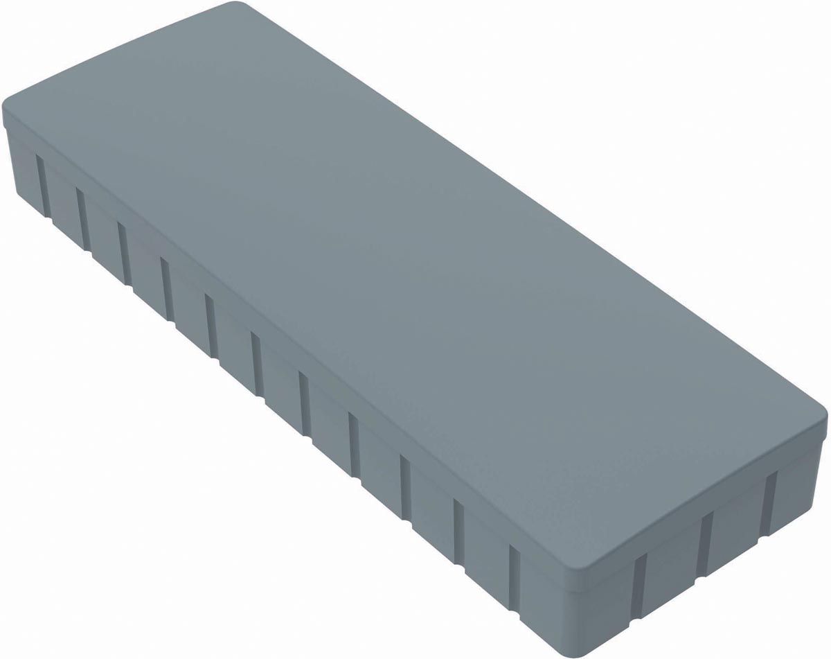 Maul magneet MAULsolid, ft 54 x 19 mm, grijs, doos van 10 stuks
