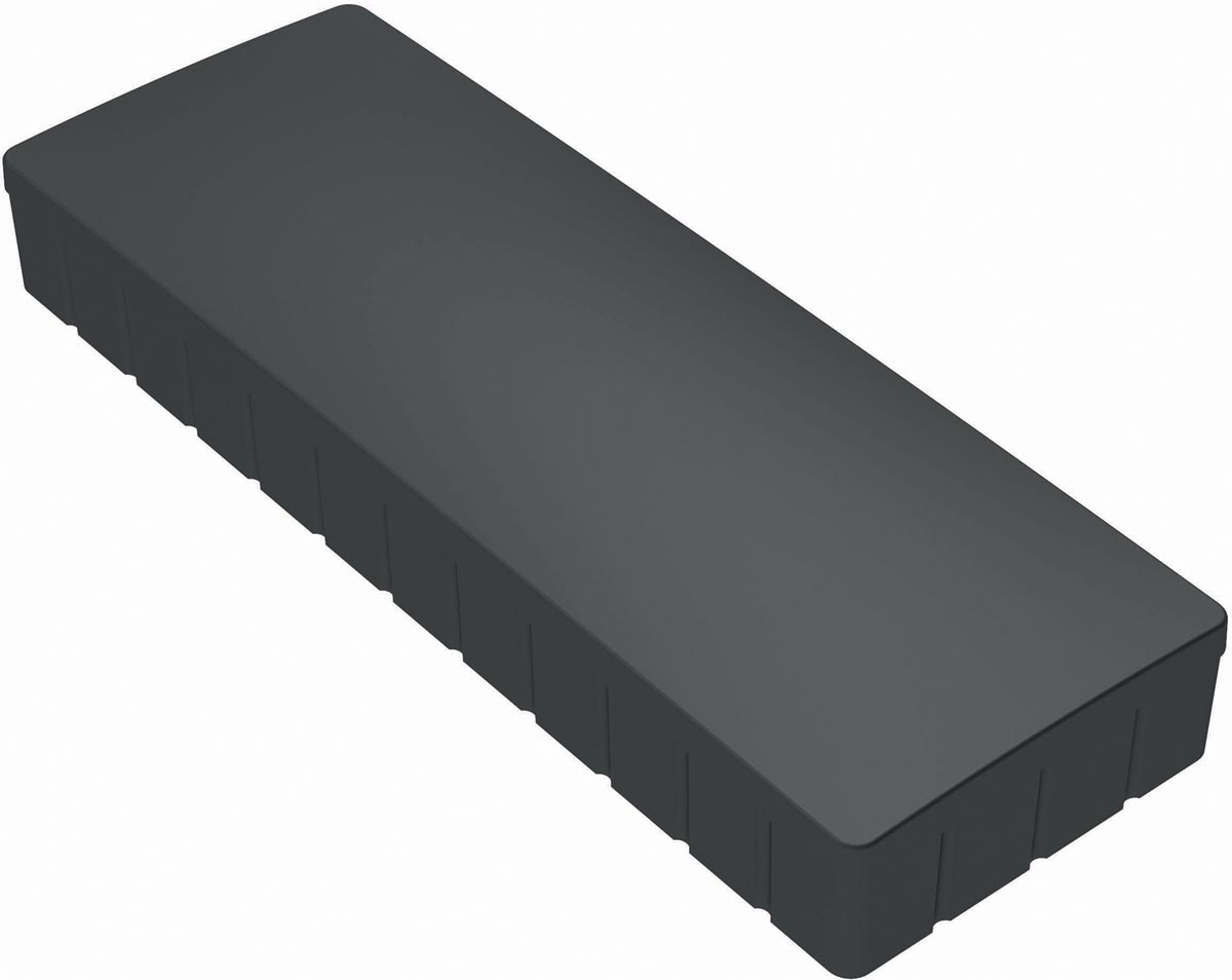 Maul magneet MAULsolid, ft 54 x 19 mm, zwart, doos van 10 stuks