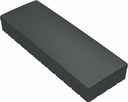 Maul Aimants Solid, ft 54 x 19 mm, 1 kg, boîte de 10 pièces, noir