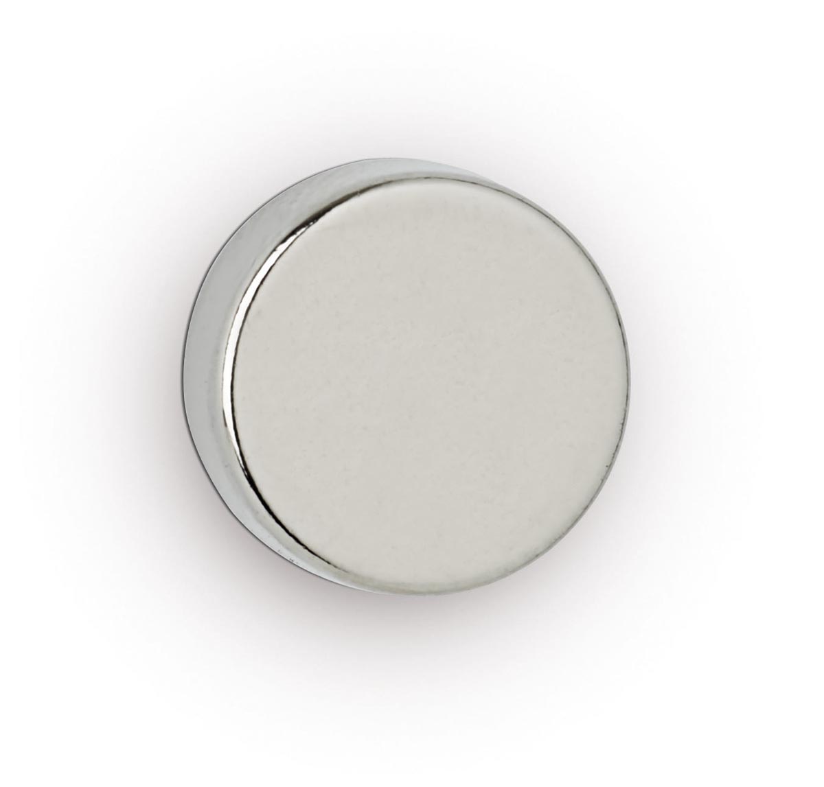 MAUL neodymium schijfmagneet Ø12x3mm 2,5kg blister 10 zilver, whitebord MAUL neodymium schijfmagneet Ø12x3mm 2,5kg blister 10 zilver, whitebord