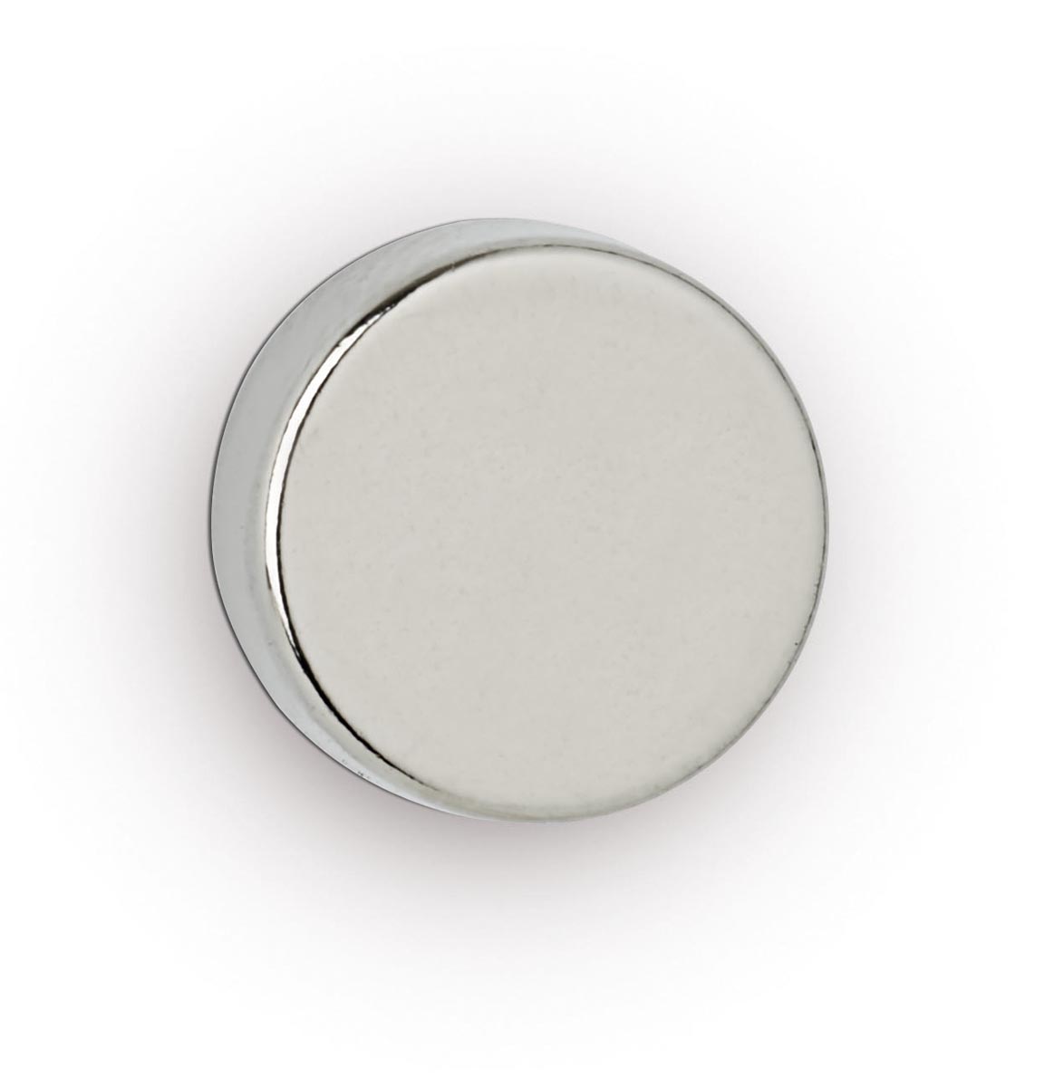 MAUL neodymium schijfmagneet Ø12x5mm 4kg blister 4 zilver, whitebord MAUL neodymium schijfmagneet Ø12x5mm 4kg blister 4 zilver, whitebord