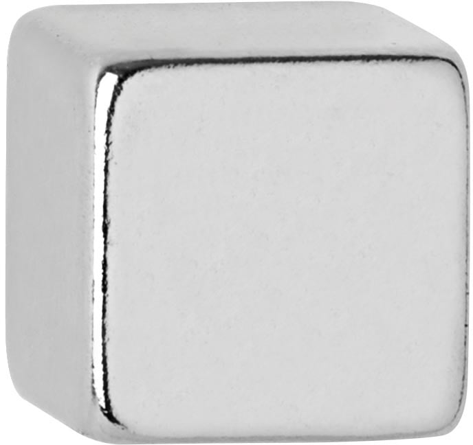 Maul neodymium kubusmagneet, ft 10 x 10 x 10 mm, zilver, blister van 10 stuks afbeelding