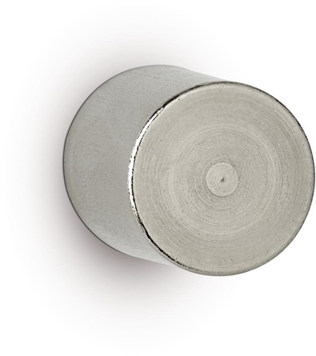 MAUL neodymium cylinder magneet, ft 16 x 20 mm, trekkracht 9 kg, zilver, blister van 4 stuks
