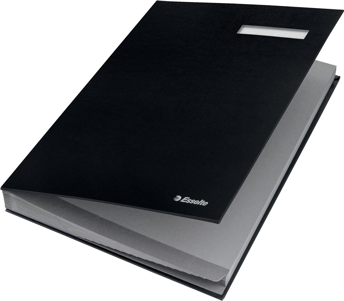 Esselte handtekenmap, ft A4, 20 vakken, zwart