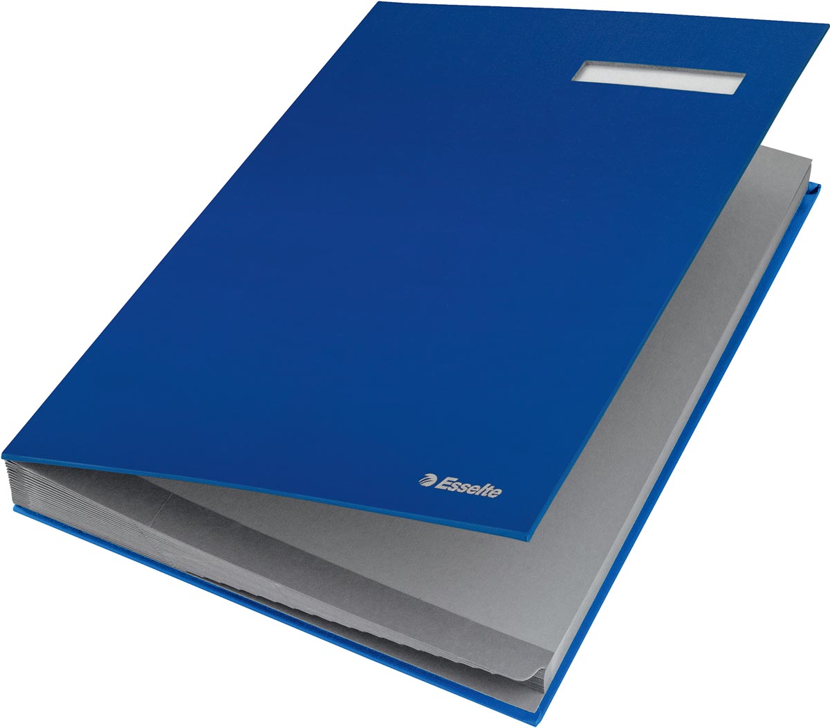 Esselte handtekenmap, ft A4, 20 vakken, blauw