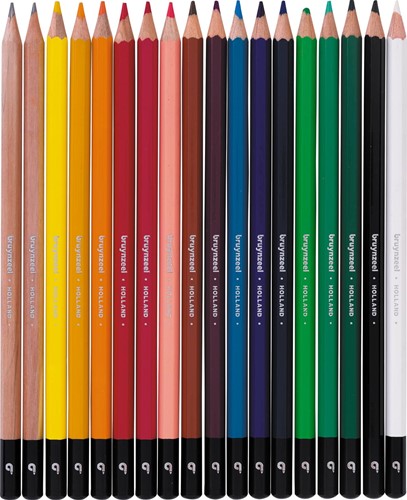 Bruynzeel crayon de couleur, tube de 12 + 6 GRATUIT-2