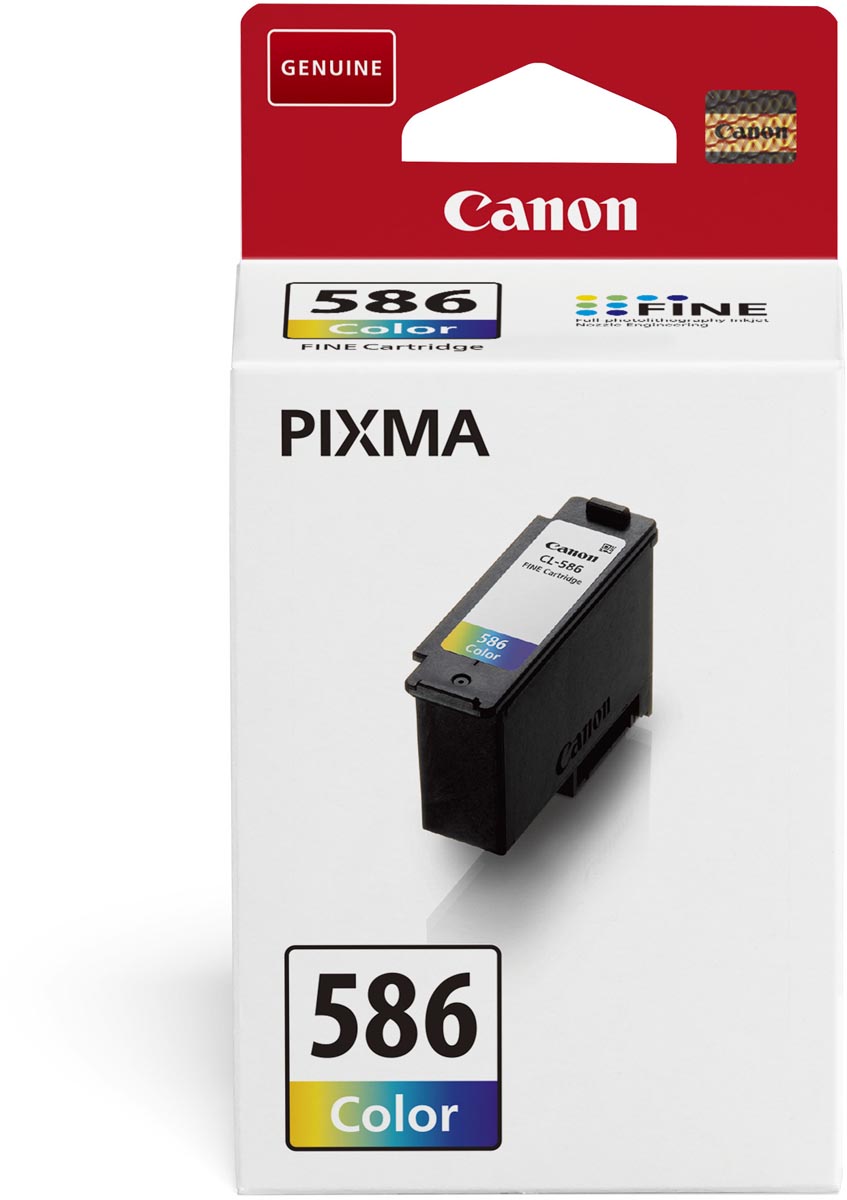 Canon inktcartridge CL-586XL, 180 pagina&apos;s, OEM 6227C001, 3 kleuren afbeelding