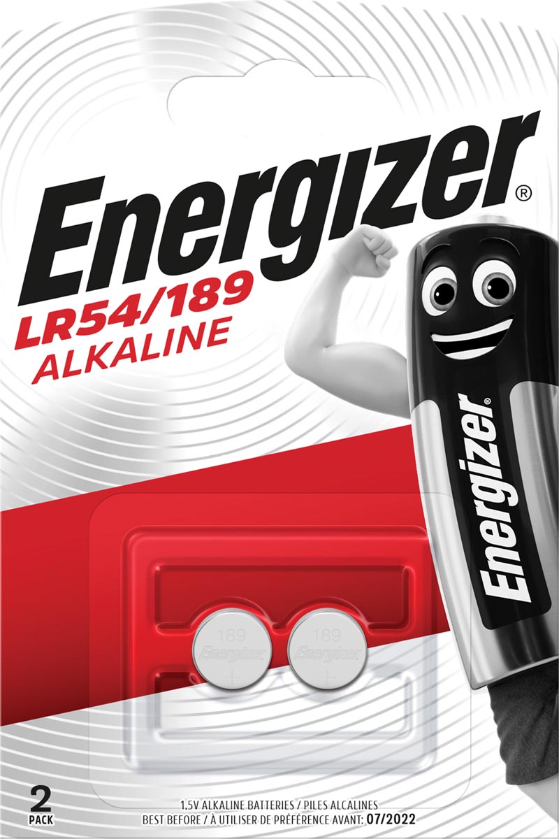 Energizer knoopcel LR54/189, blister van 2 stuks afbeelding