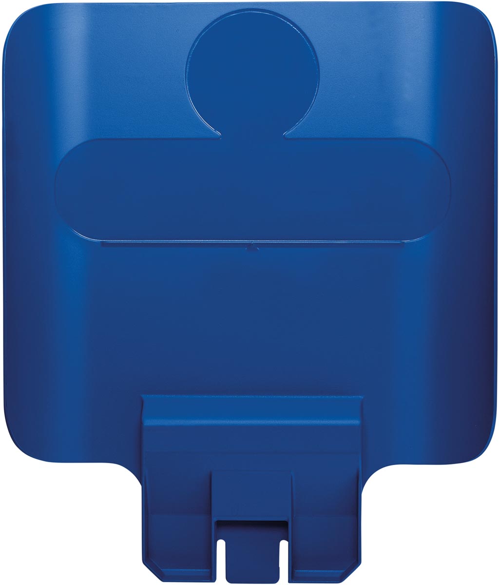 Rubbermaid Slim Jim paneel voor recycling station, blauw Rubbermaid Slim Jim paneel voor recycling station, blauw