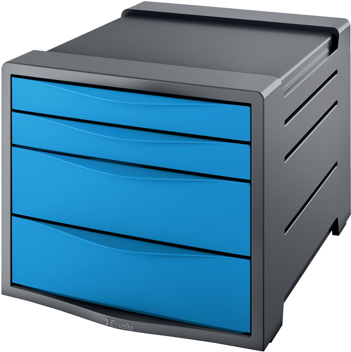 Esselte ladenblok Vivida 4 laden, blauw
