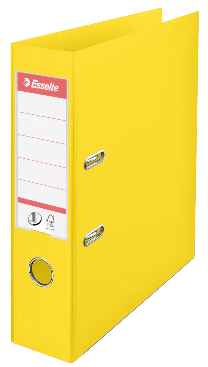 Esselte Ordner Power N° 1 Vivida ft A4, rug van 7,5 cm, geel afbeelding