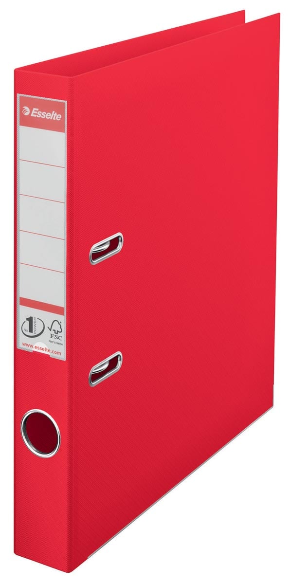 Esselte Ordner Power N° 1 Vivida ft A4, rug van 5 cm, rood afbeelding
