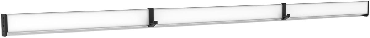 MAUL klemlijst Pro aluminium 100x4,5cm multi-functioneel met 5 toepassingen