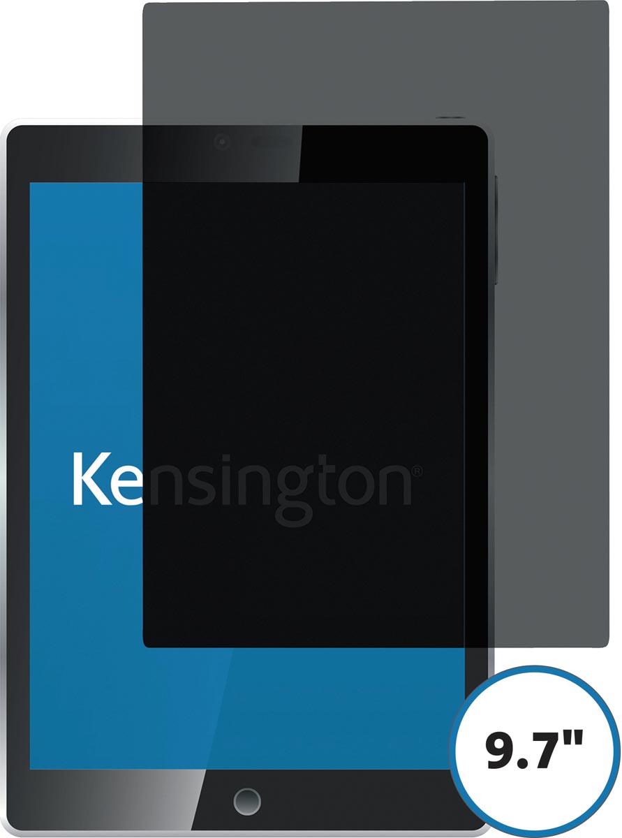 Kensington privacy lenscape schermfilter voor iPad Air / iPad Pro 9.7 / iPad 2017, 2 weg, zelfklevend