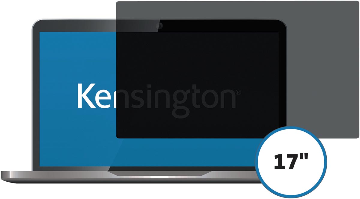 Kensington privacy schermfilter voor laptop 17 inch 5 4, 2 weg , verwijderbaar