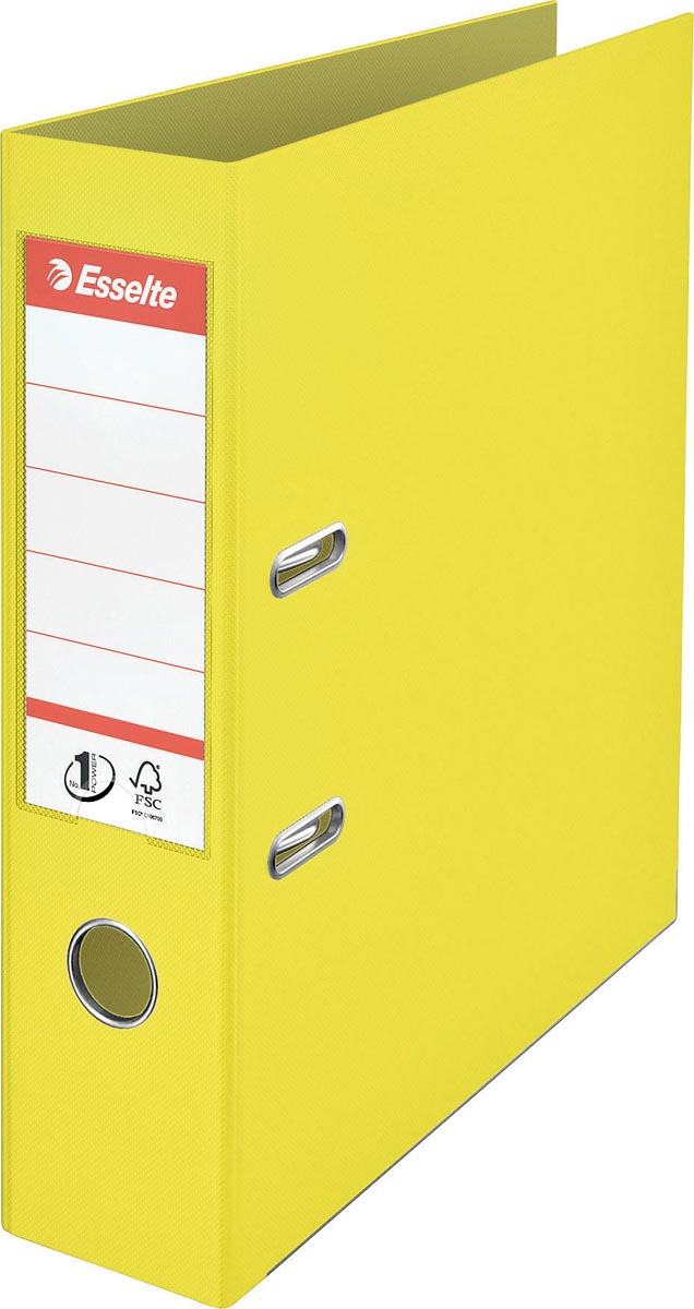 Esselte ordner Colour'Ice No. 1 A4, uit PP, rug van 7,5 cm, geel