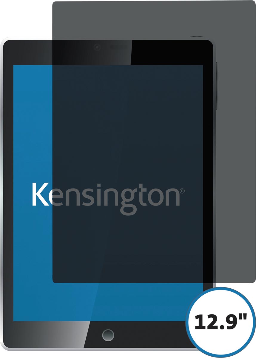 Kensington privacy landschap schermfilter voor iPad Pro 12.9 inch 2018, 2 weg, verwijderbaar