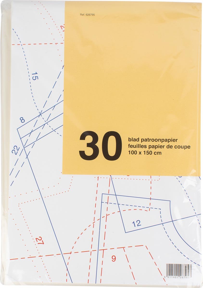 Patroonpapier, ft 100 x 150 cm, pak van 30 vel afbeelding