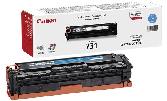 Canon toner 731C, 1.500 pagina's, OEM 6271B002, cyaan