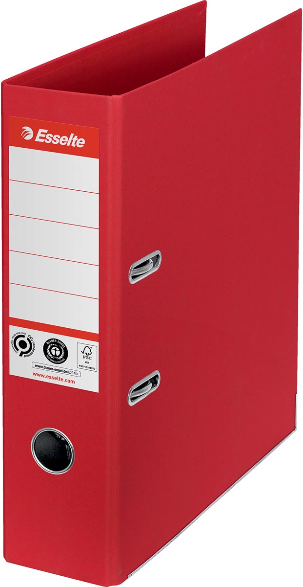 Esselte No.1 ordner, A4, rug 7,5 cm, rood afbeelding