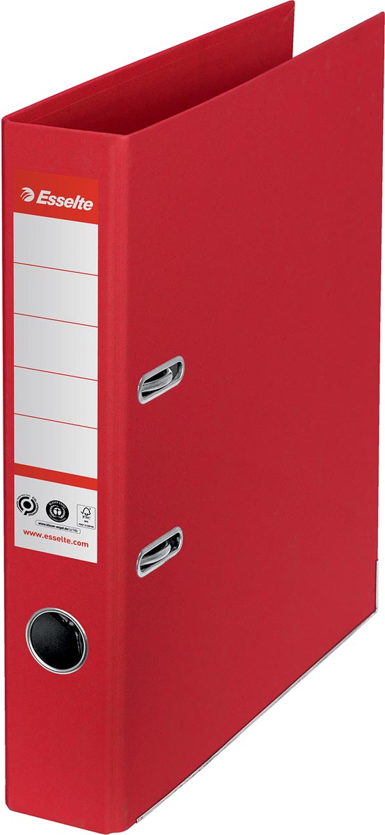 Esselte No.1 ordner, A4, rug 5 cm, rood afbeelding