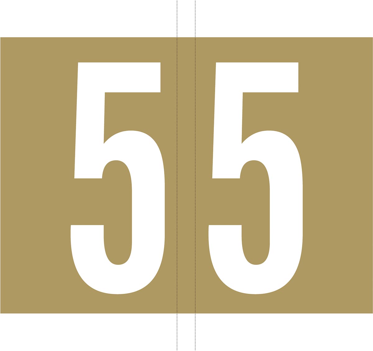 CODETAB ROL 500 X 5 GOUD afbeelding